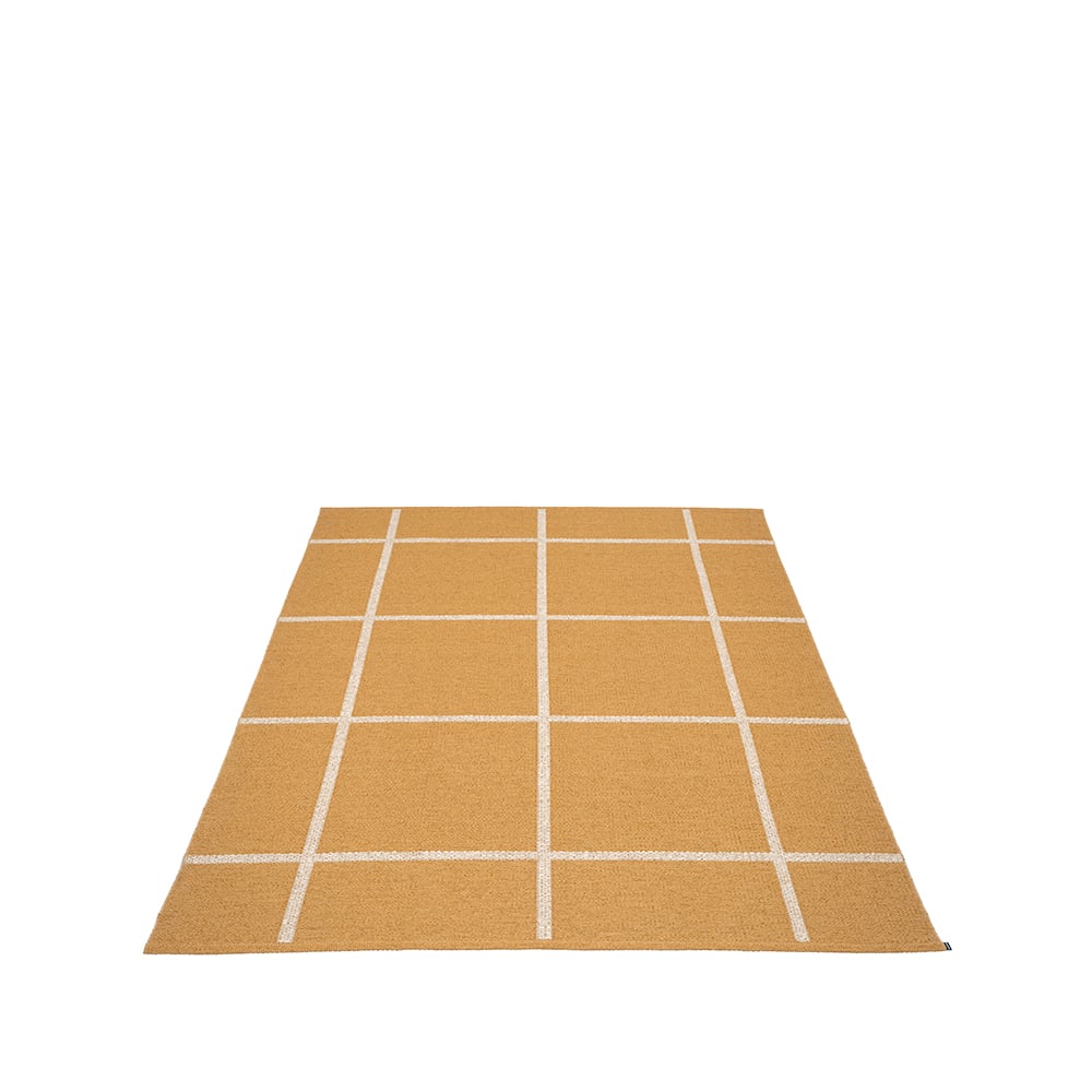 Pappelina Ada matta ochre/beige metallic, 180x260 cm