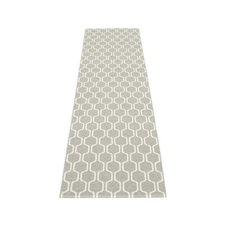 Ants gångmatta, warm grey/vanilla, 70x360 cm Pappelina