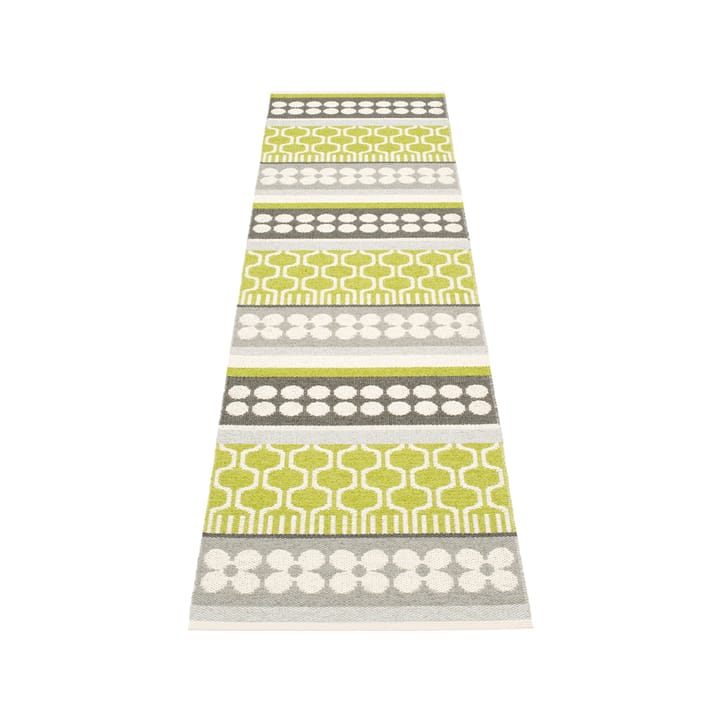 Asta gångmatta - lime, 70x180 cm - Pappelina