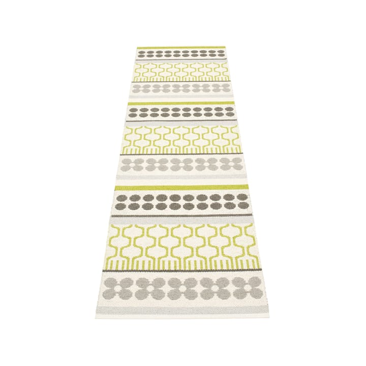 Asta gångmatta, lime, 70x180 cm Pappelina
