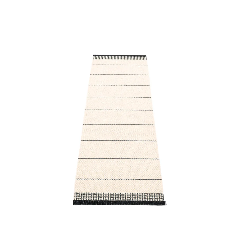 Pappelina Belle gångmatta black, 60x200 cm | Skandinavisk Design | Plastmattor | Multi