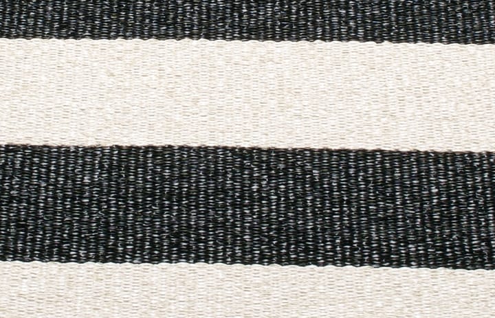 Bob gångmatta black/vanilla, 70x280 cm Pappelina