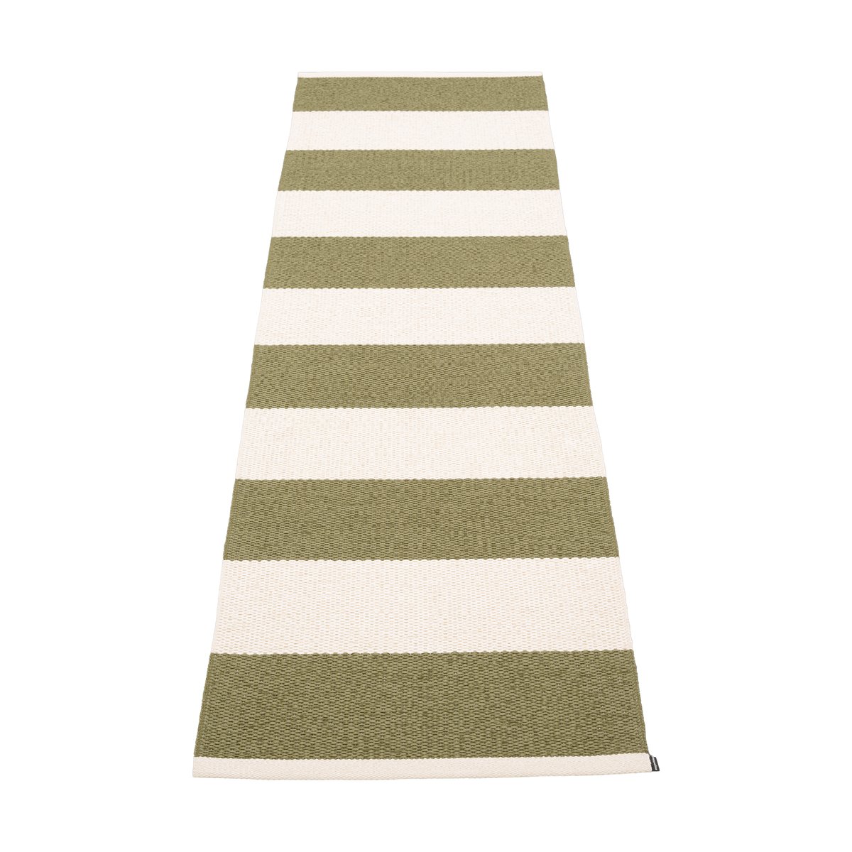 Pappelina Bob gångmatta Pine/vanilla, 70x225 cm | Skandinavisk Design | Plastmattor | Grön
