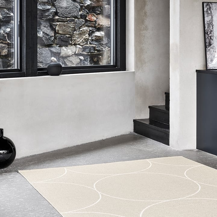 Boo gångmatta, linen/vanilla, 70x200 cm Pappelina