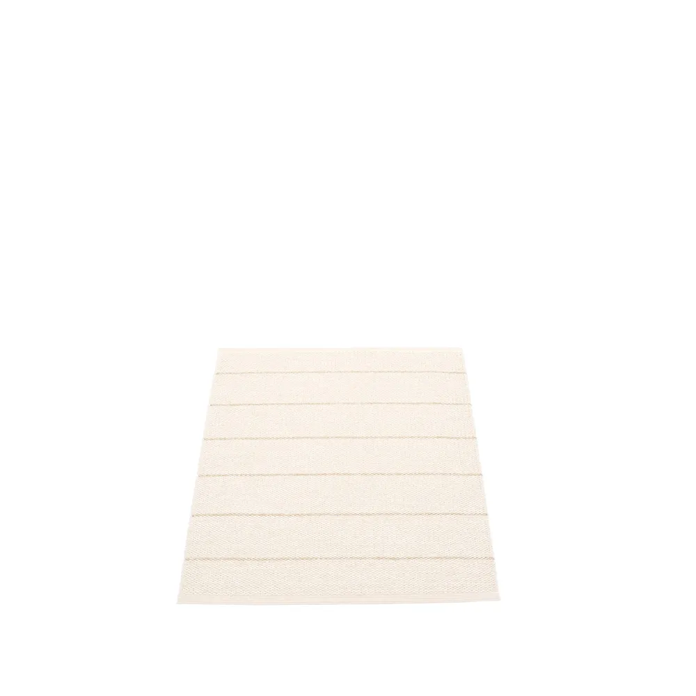 Carl badrumsmatta, vanilla/white, 70x90 cm Pappelina