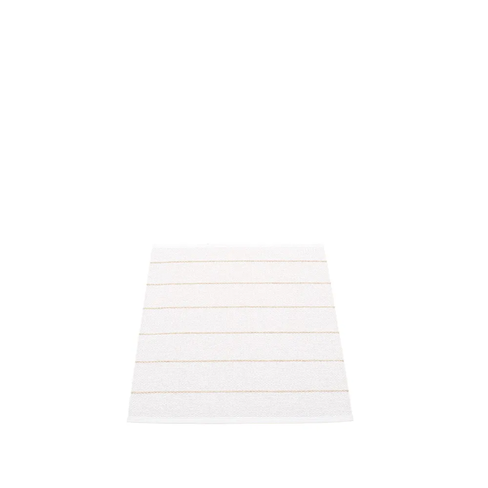 Carl badrumsmatta, vanilla/white, 70x90 cm Pappelina
