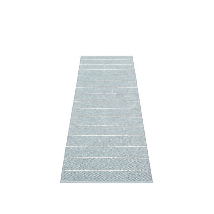 Carl gångmatta - blue fog/dove blue, 70x180 cm - Pappelina