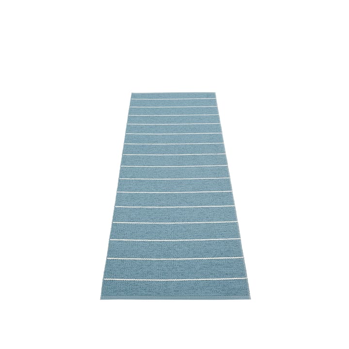 Carl gångmatta, blue fog/dove blue, 70x180 cm Pappelina