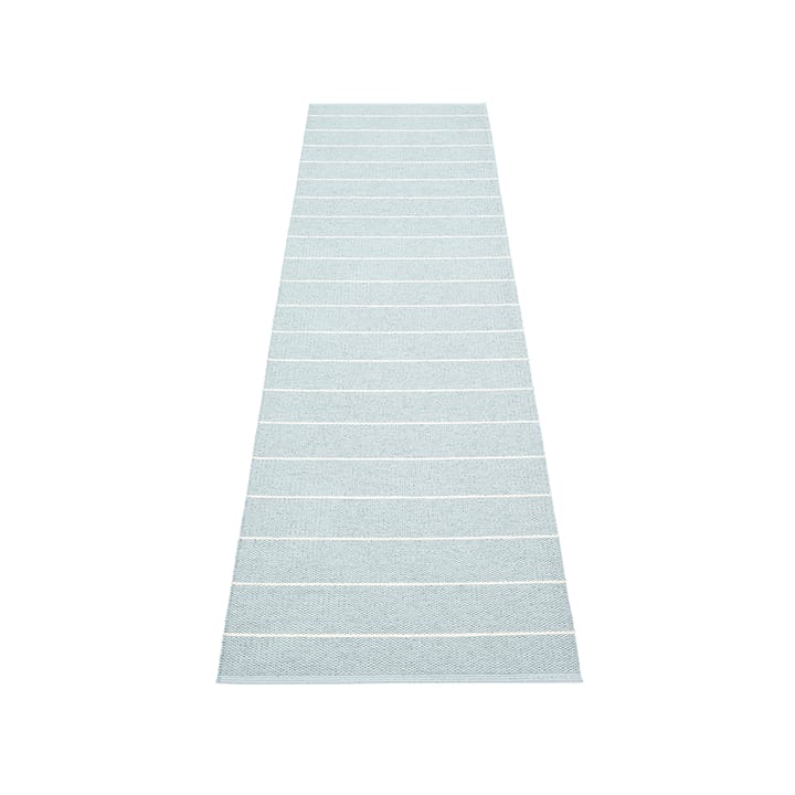 Carl gångmatta - blue fog/dove blue, 70x270 cm - Pappelina
