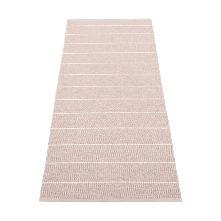 Carl gångmatta - Pale rose/pearl pink, 70x180 cm - Pappelina