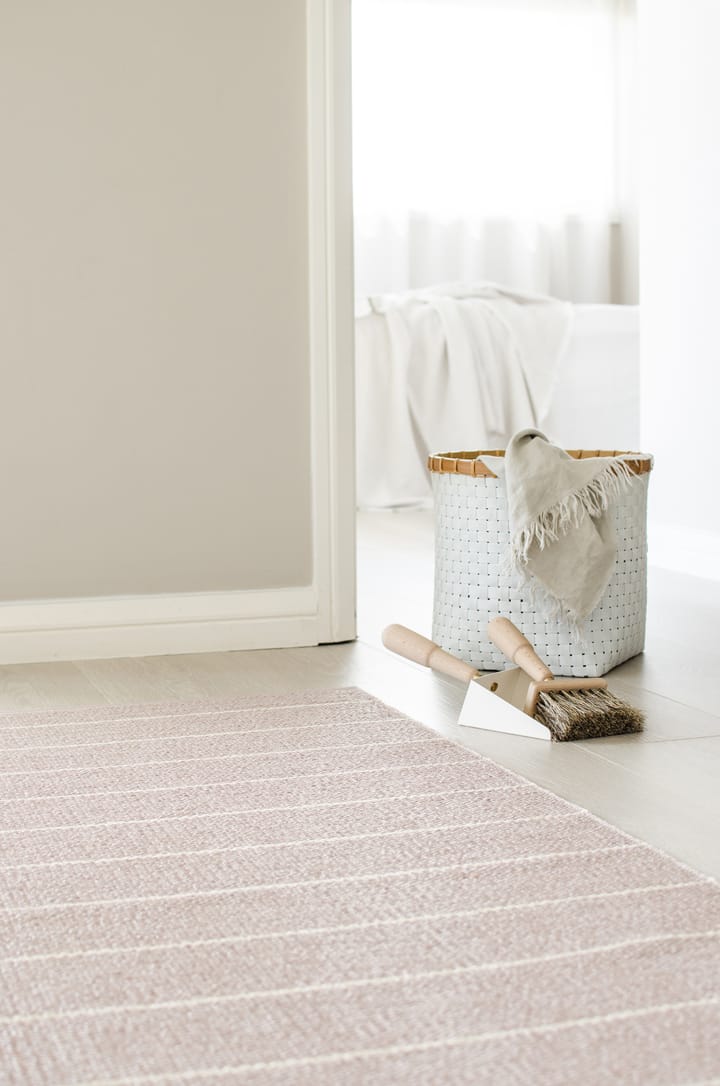 Carl gångmatta, Pale rose/pearl pink, 70x270 cm Pappelina