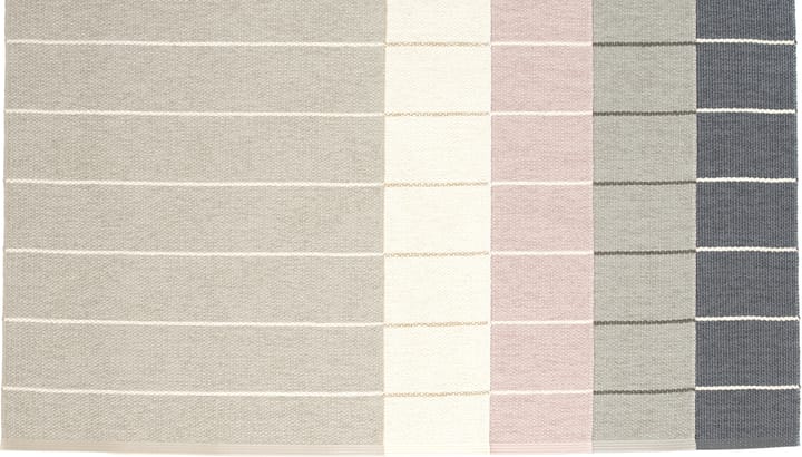 Carl gångmatta, Pale rose/pearl pink, 70x270 cm Pappelina