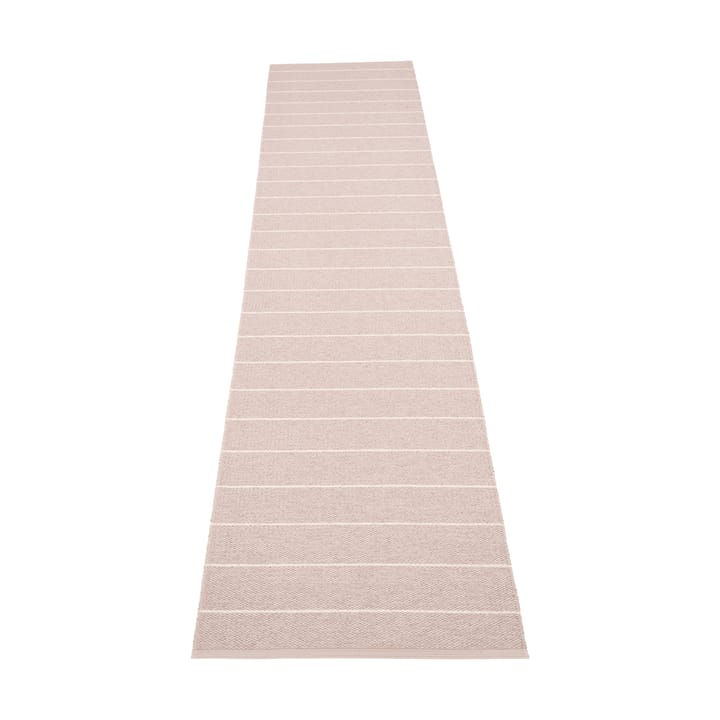 Carl gångmatta - Pale rose/pearl pink, 70x350 cm - Pappelina