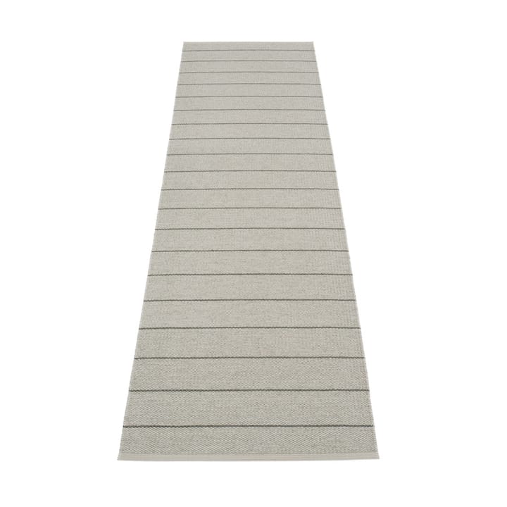 Carl gångmatta - warm grey/fossil grey, 70x270 cm - Pappelina