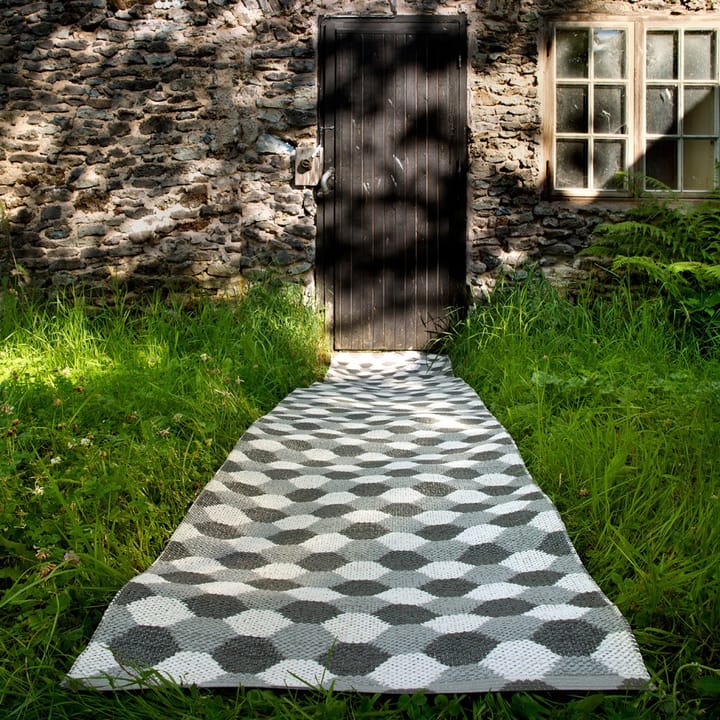 Dana gångmatta, army/pale turquoise/vanilla, 70x250 cm Pappelina