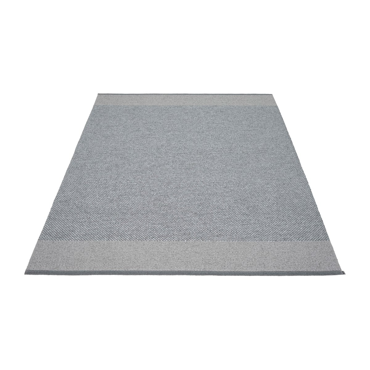 Pappelina Edit plastmatta 140x200 cm Granit | Skandinavisk Design | Plastmattor | Svart