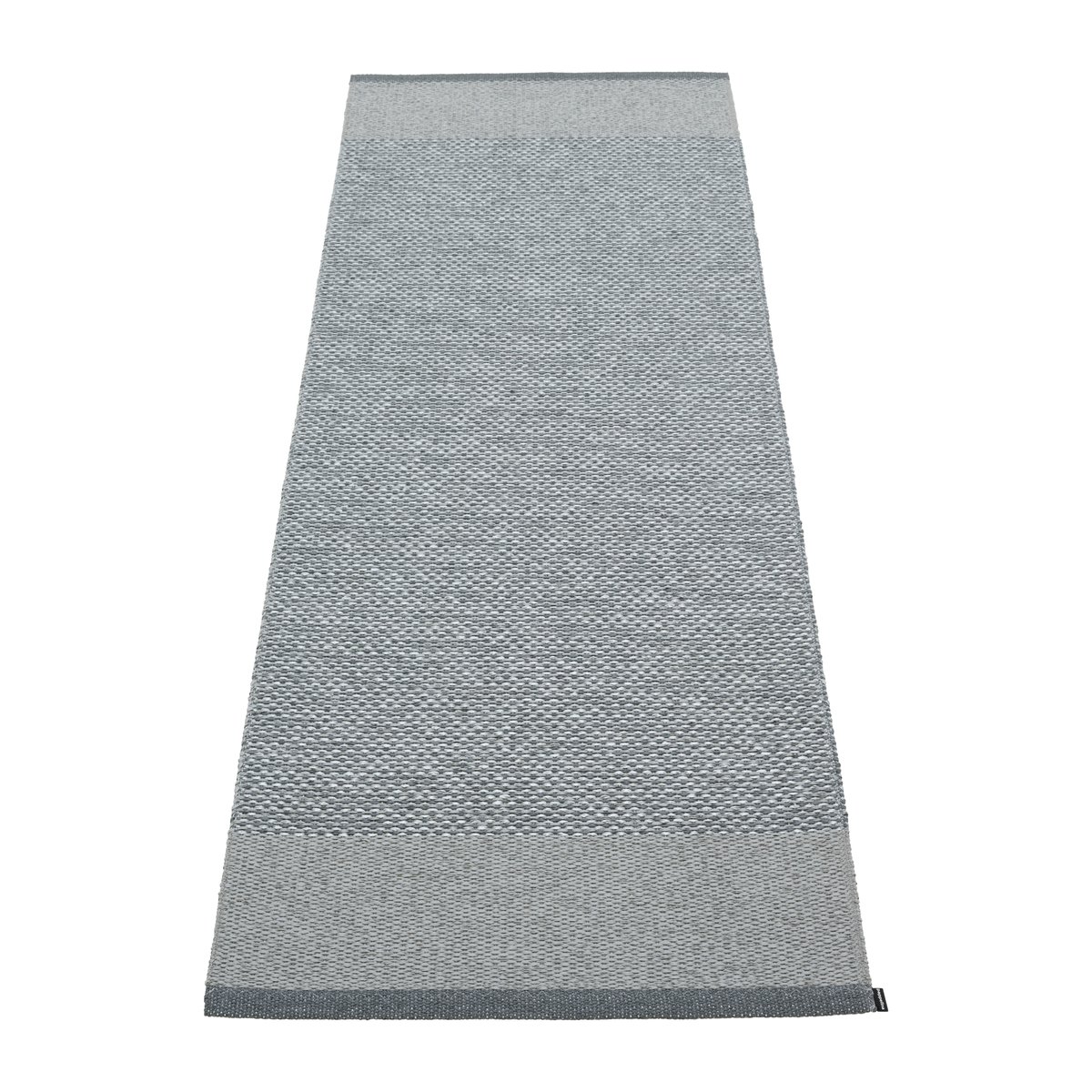 Pappelina Edit plastmatta 70x200 cm Granit | Skandinavisk Design | Plastmattor | Svart