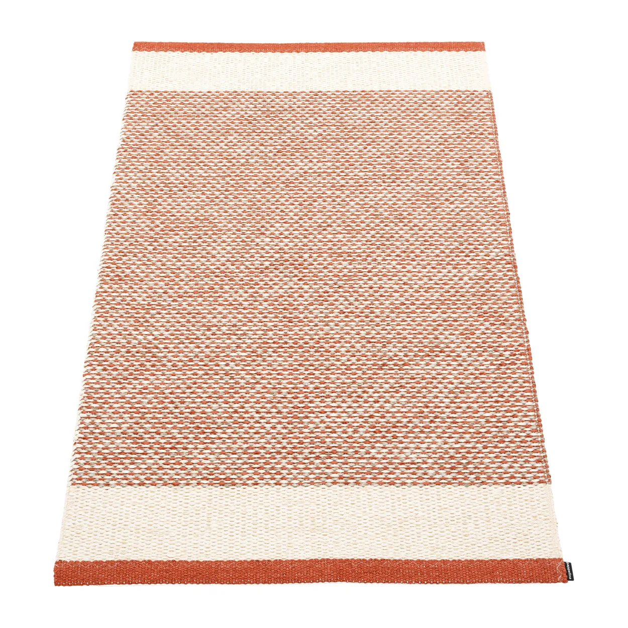 Pappelina Edit plastmatta 85x160 cm Brick | Skandinavisk Design | Plastmattor | Röd