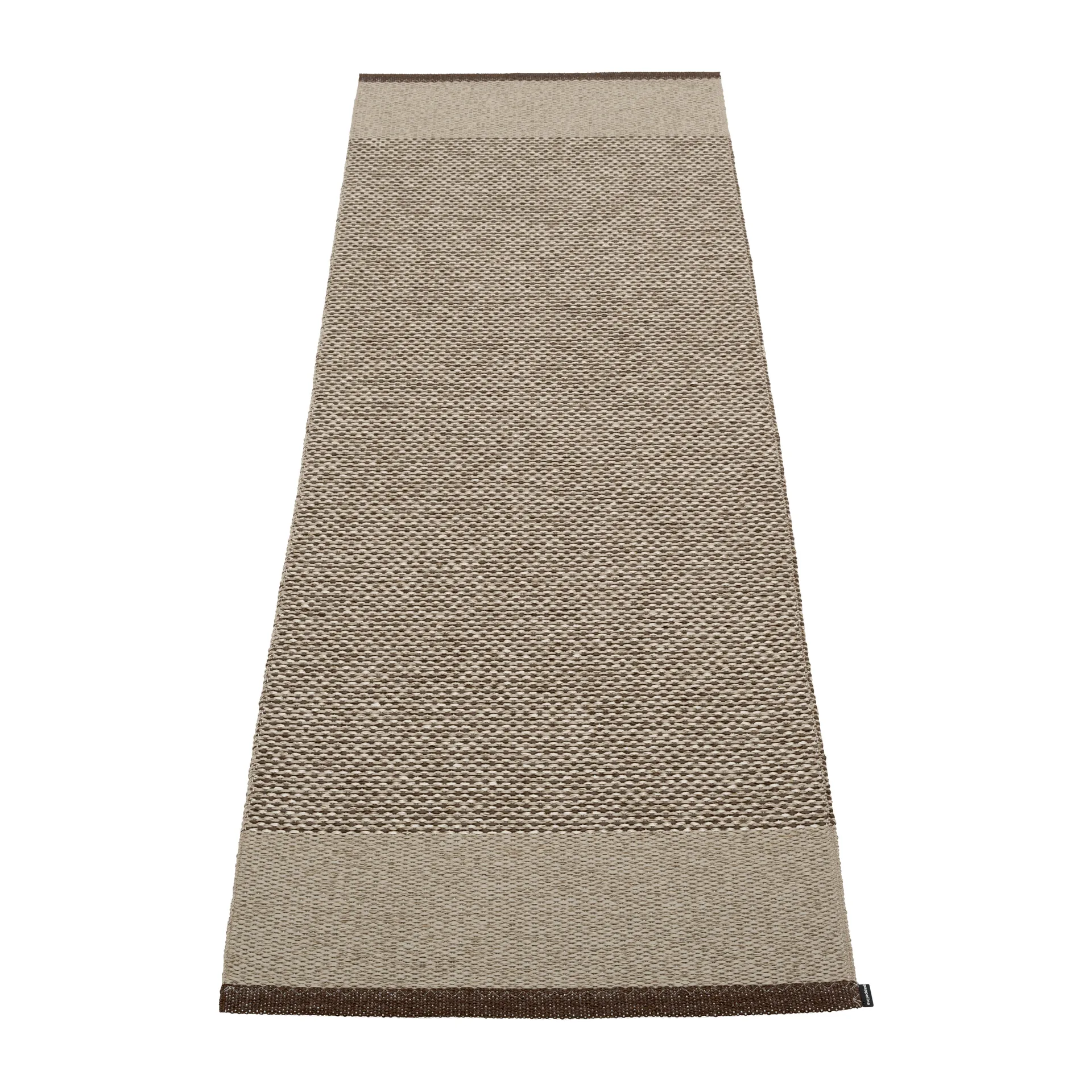 Edit plastmatta 85x260 cm, Dark Brown Pappelina