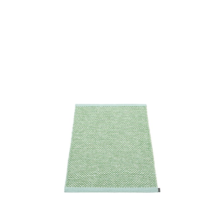Effi badrumsmatta - pale turquoise/grass green/vanilla, 60x85 cm - Pappelina