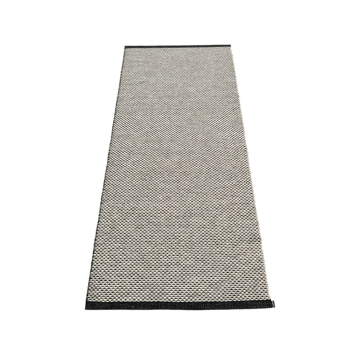 Effi gångmatta - black/warm grey/vanilla, 60x125 cm - Pappelina