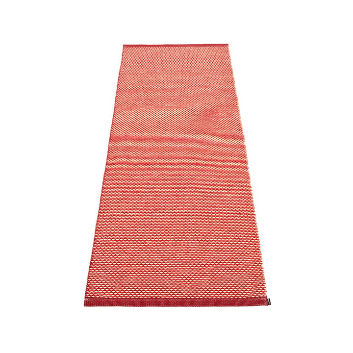 Effi gångmatta - dark red/coral red/vanilla, 60x125 cm - Pappelina