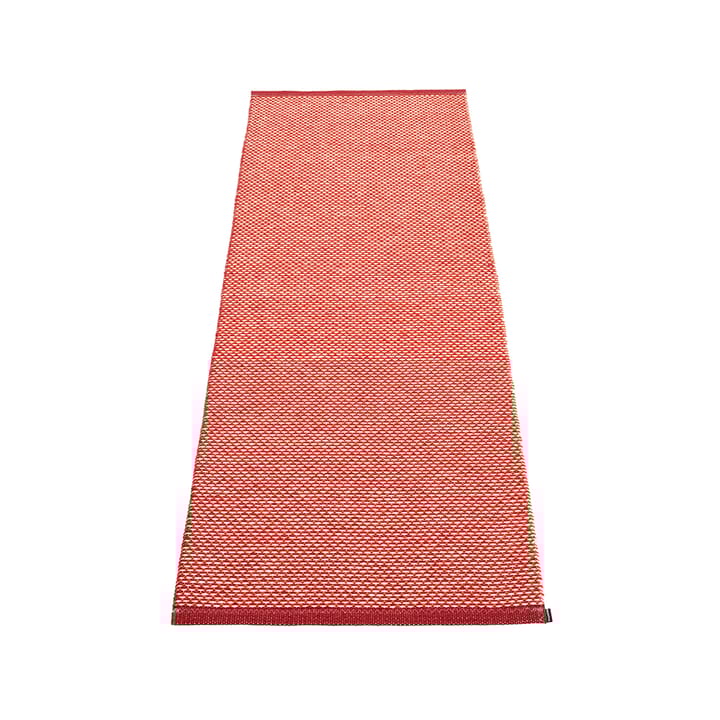 Effi gångmatta - dark red/coral red/vanilla, 70x200 cm - Pappelina