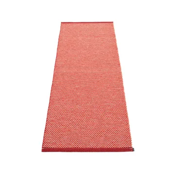 Effi gångmatta - dark red/coral red/vanilla, 85x160 cm - Pappelina