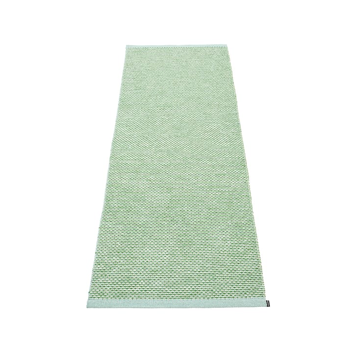 Effi gångmatta - pale turquoise/grass green/vanilla, 85x160 cm - Pappelina