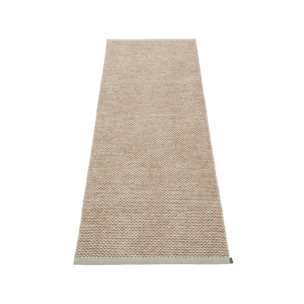Effi gångmatta, warm grey/brown/vanilla, 60x125 cm Pappelina
