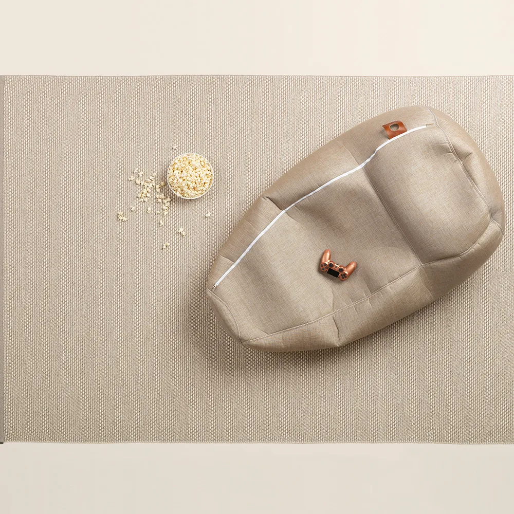 Effi matta, warm grey/brown/vanilla, 180x260 cm Pappelina