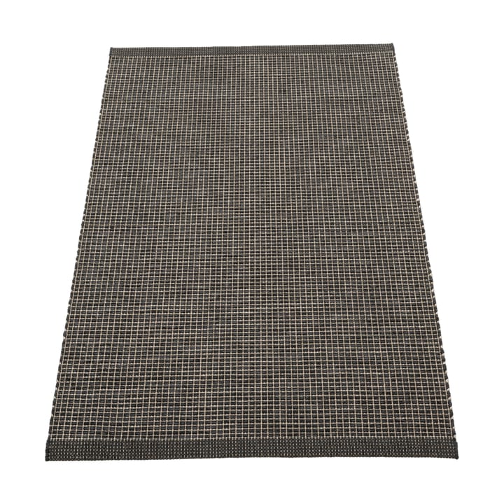 Emm Metallic matta - Black-linen, 70x120 - Pappelina