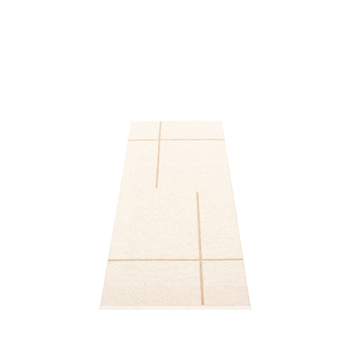 Fred gångmatta, beige, 70x180 cm Pappelina