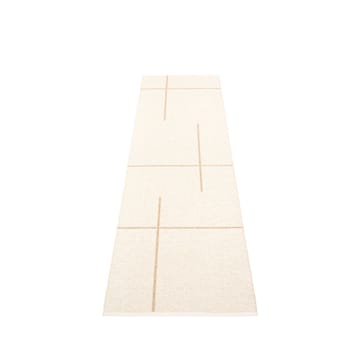 Fred gångmatta - beige, 70x270 cm - Pappelina