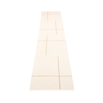 Fred gångmatta - beige, 70x360 cm - Pappelina