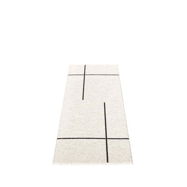 Fred gångmatta, black, 70x180 cm Pappelina