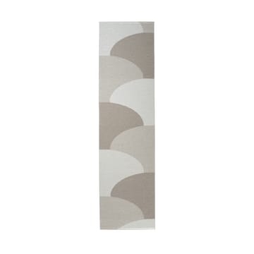 Hill matta - Dark linen-linen-fossil grey 270x70 cm - Pappelina