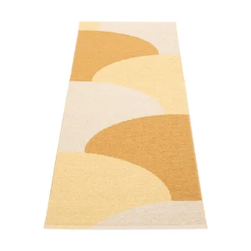Hill matta - Ochre-pale yellow-cream 180x70 cm - Pappelina