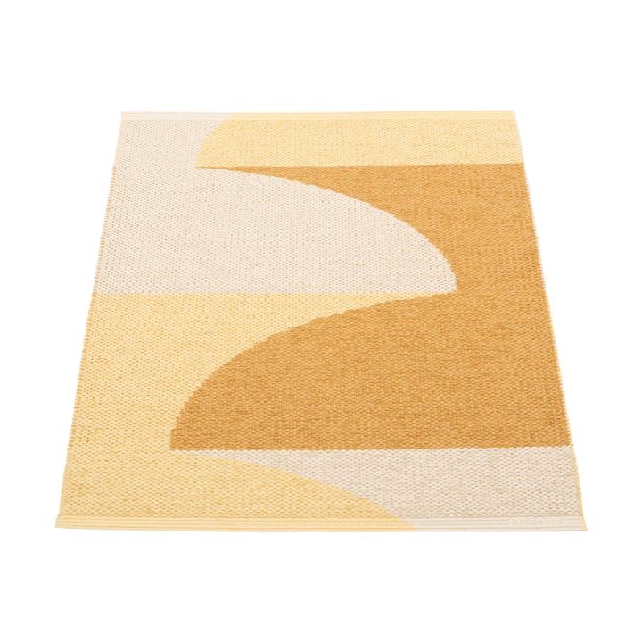 Hill matta, Ochre-pale yellow-cream 90x70 cm Pappelina