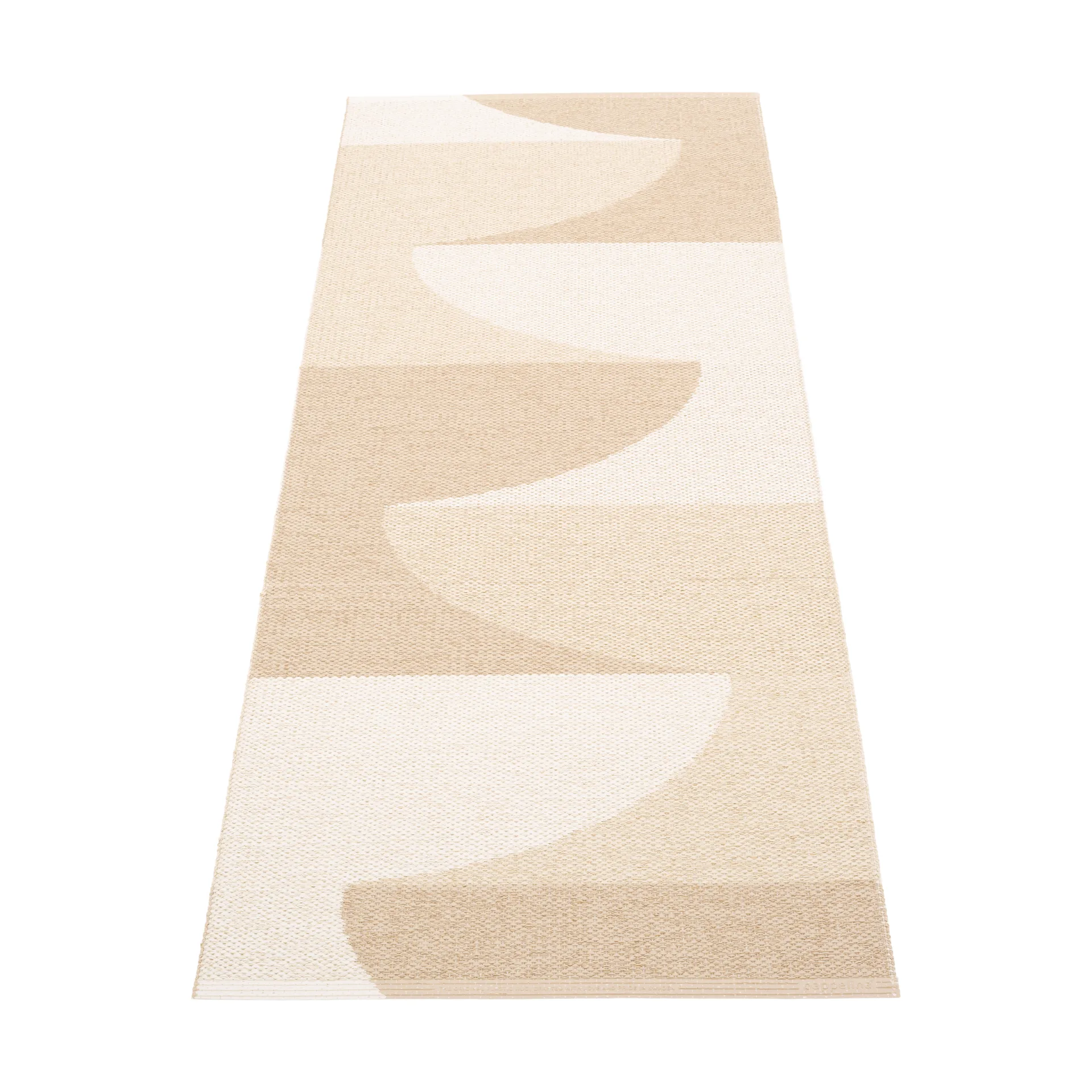 Hill matta, Vanilla-beige-cream 180x70 cm Pappelina