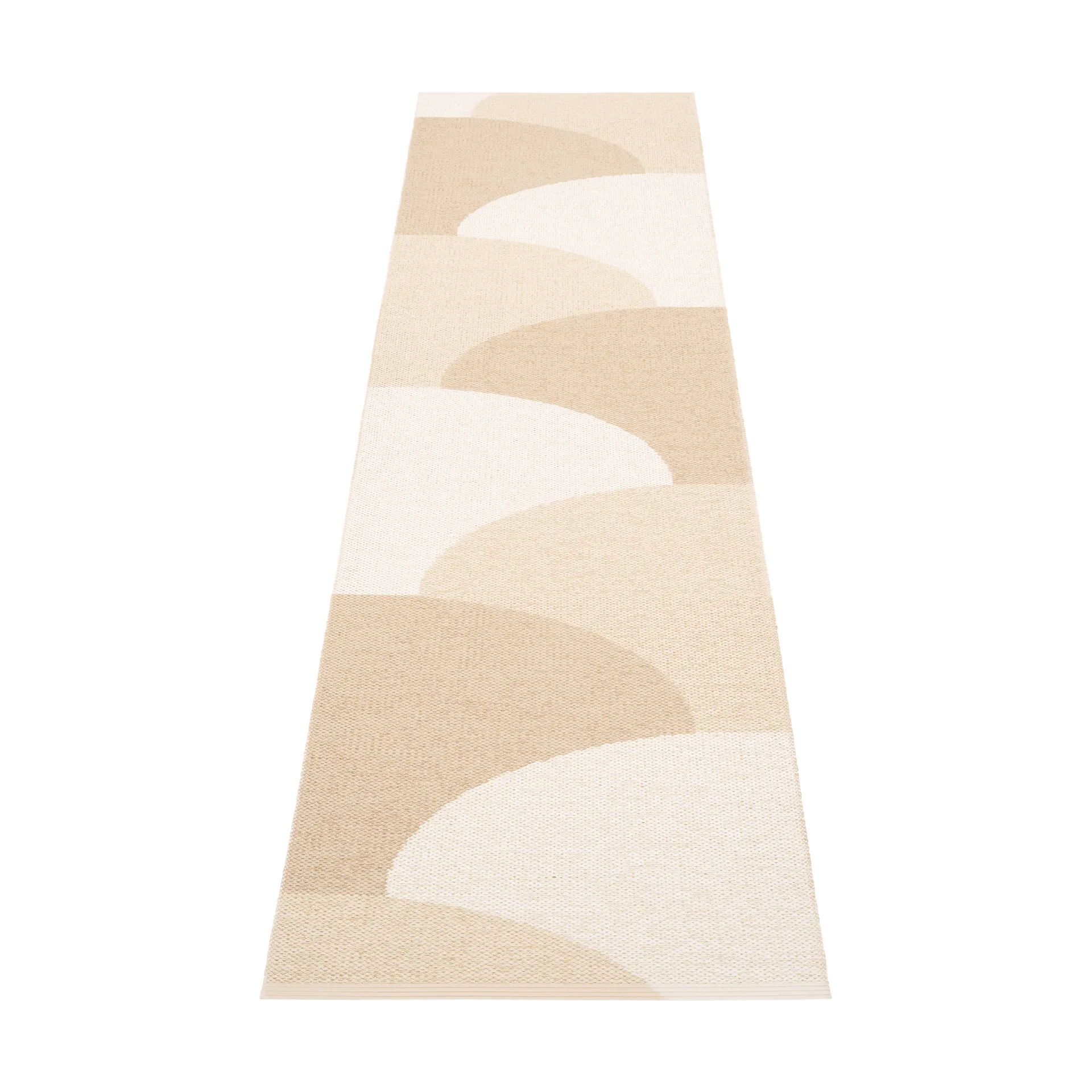 Hill matta, Vanilla-beige-cream 270x70 cm Pappelina