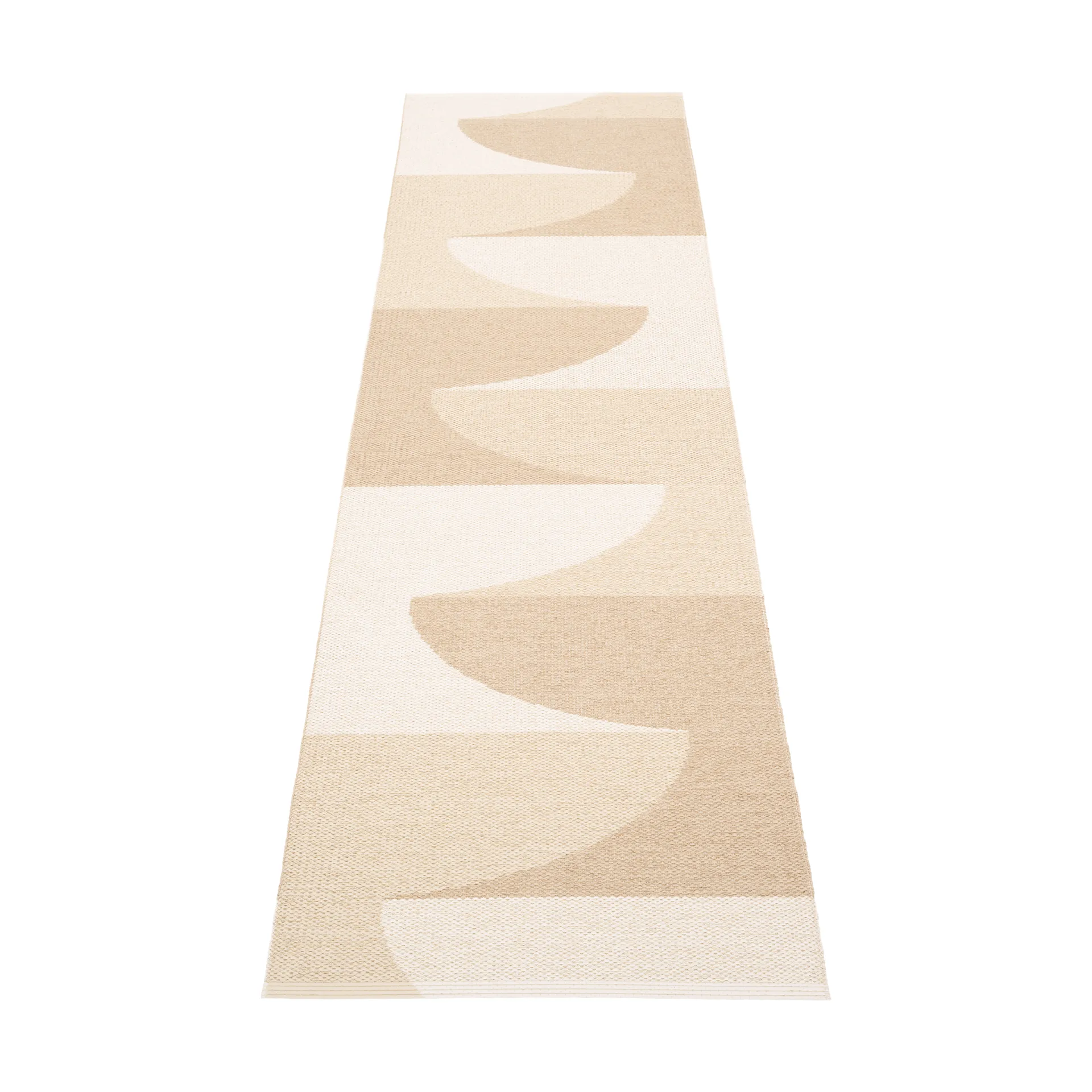 Hill matta, Vanilla-beige-cream 270x70 cm Pappelina