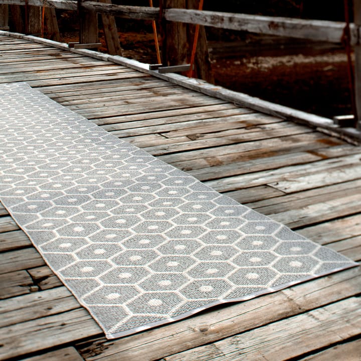 Honey Gångmatta, denim/vanilla, 70x225 cm Pappelina