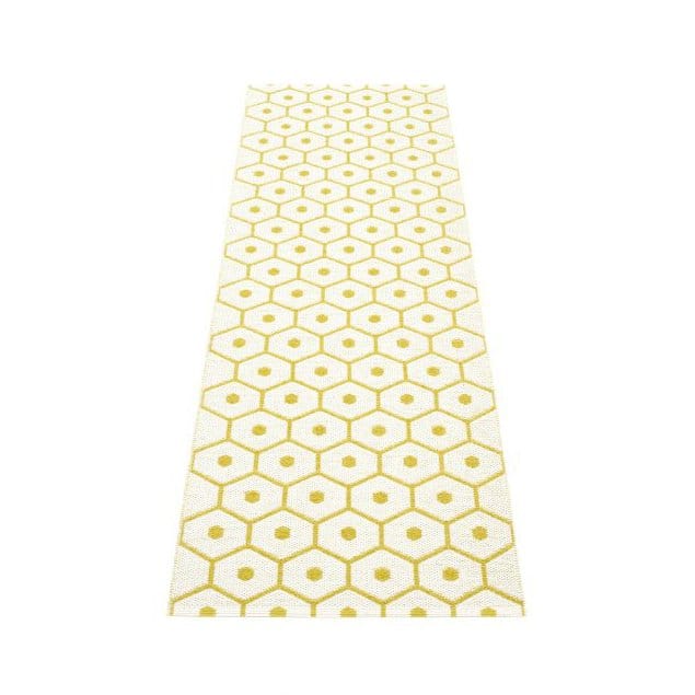Honey gångmatta mustard/vanilla, 70x225 cm Pappelina