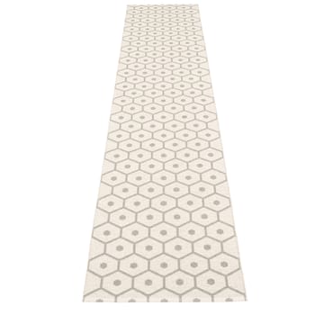 Honey gångmatta warm grey/vanilla - 70x350 cm - Pappelina