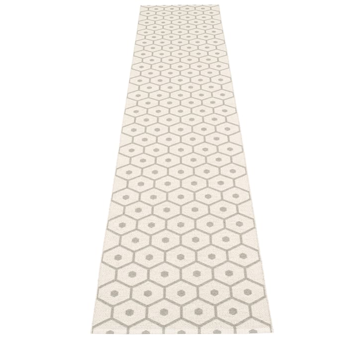 Honey gångmatta warm grey/vanilla, 70x350 cm Pappelina