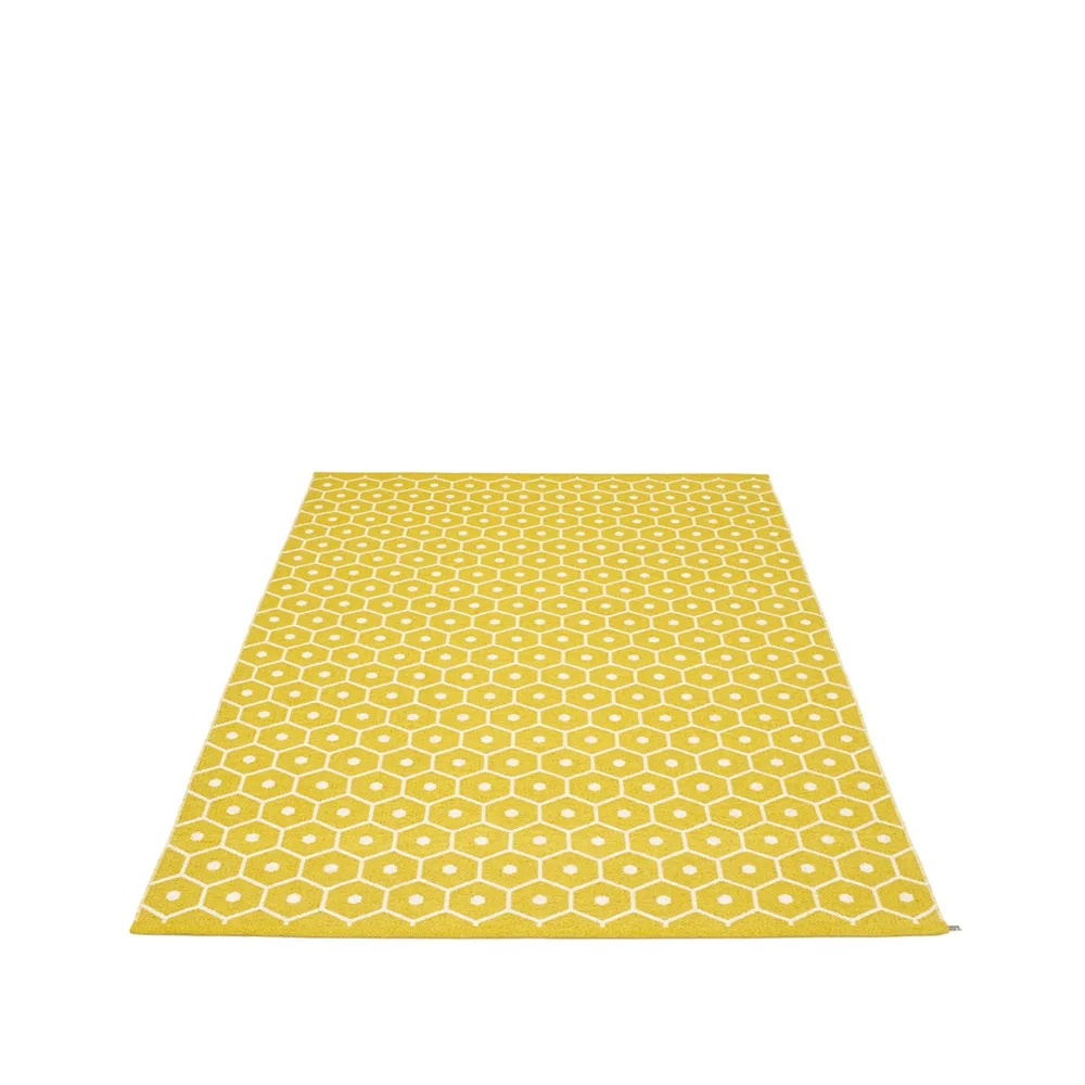 Honey matta warm grey/vanilla, 180x260 cm Pappelina