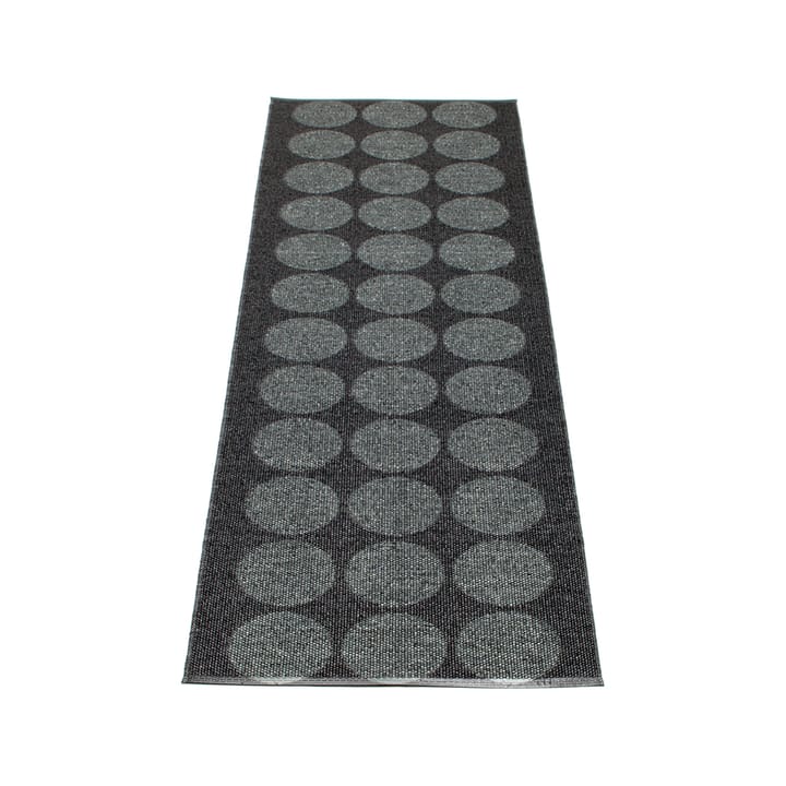 Hugo gångmatta black metallic/black - 70x240 cm - Pappelina