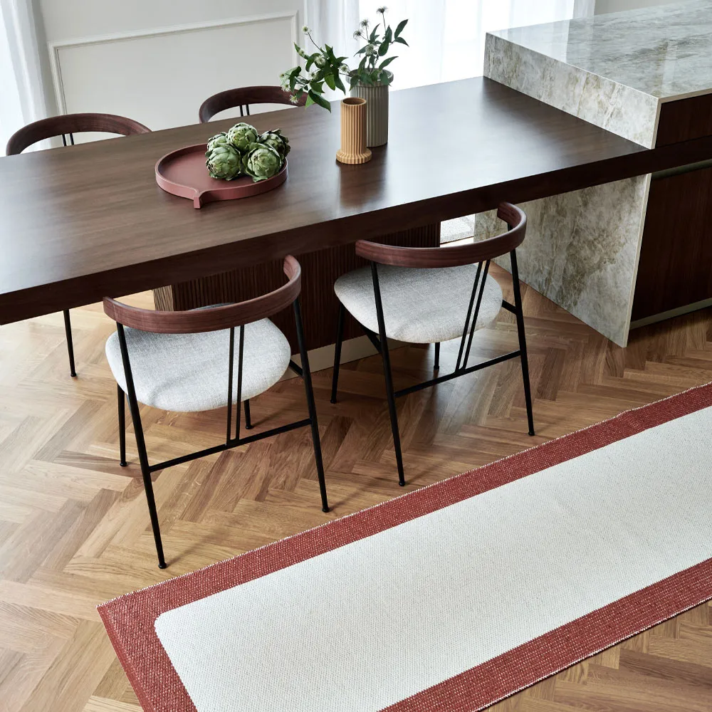 Ilda gångmatta, black, 70x180 cm Pappelina