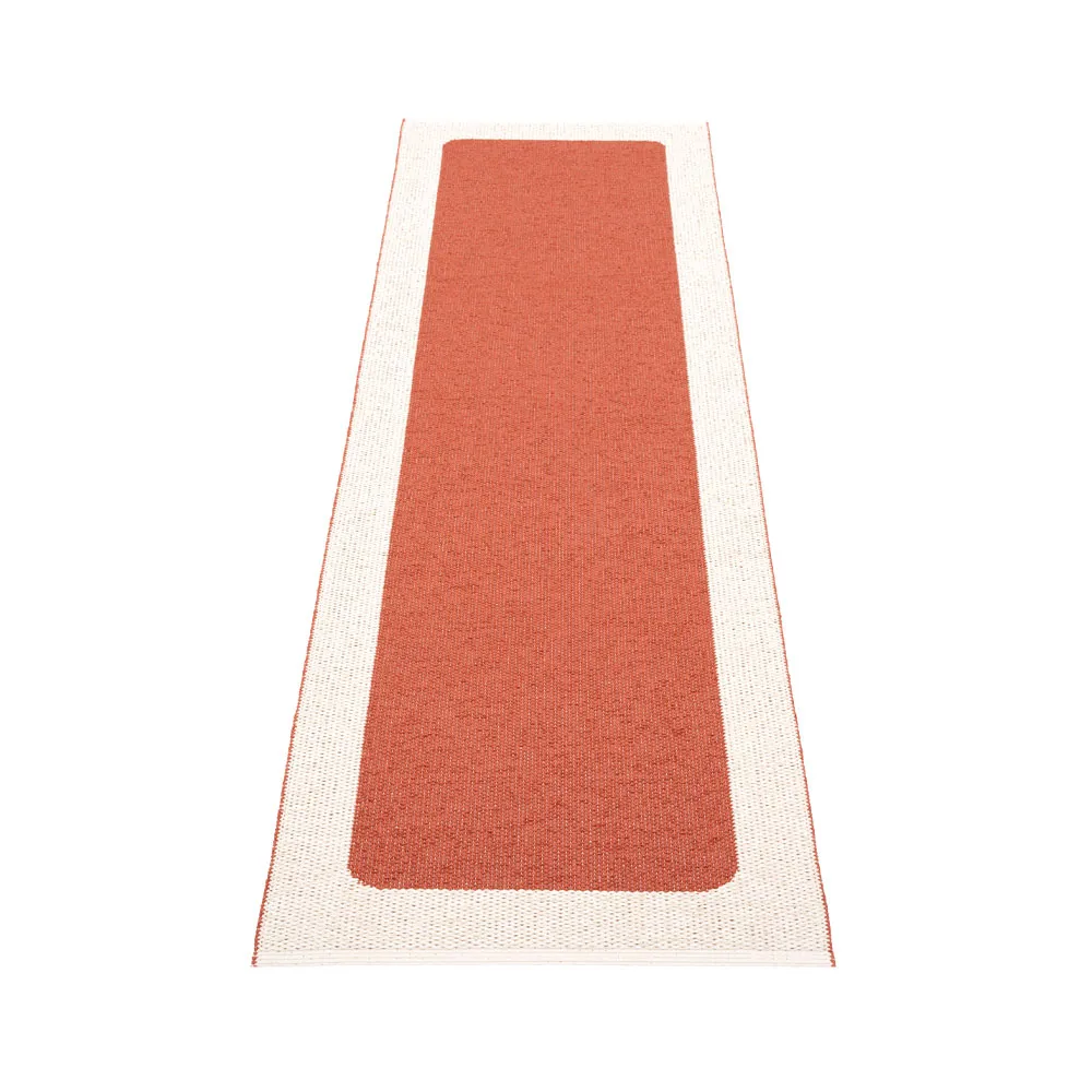 Ilda gångmatta, brick, 70x240 cm Pappelina